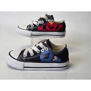 Converse All Star Infant Babies Shoes Size 5 Multicolor Sneakers Cookie Monster